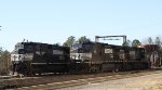 NS 8902, 9619, & 8904 sit at the fuel rack at Glenwood Yard